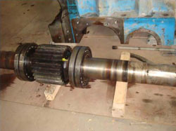 FLENDER DMGH22, inspection, new pinion hardend, assembly, U.A.E., 3 weeks