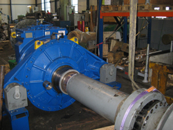 Inspection, modification and repair of an NEG MICON 600 windturbine FLENDER 4280 gearbox